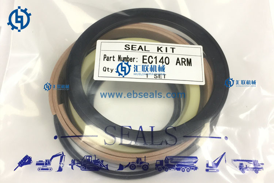 Materiale non tossico dell'unità di elaborazione di Seal Kit EC140B EC210BLC NBR dell'escavatore di EC EC140