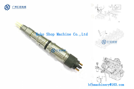 Iniezione di carburante del motore di Engine Injector Diesel dell'escavatore di 0445120278 Bosch Doosan