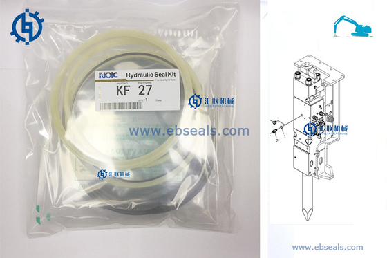Guarnizione idraulica Kit Cylinder Oil Set dell'interruttore di Risonanza KF22 KF27 KF35