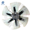 Comatsu 600-635-7870 Ventilatore foglia Ventilatore lame Ventilatore di raffreddamento FITS Ventilatore di raffreddamento PC300-8 PC400-7 Per escavatore a strisciatore